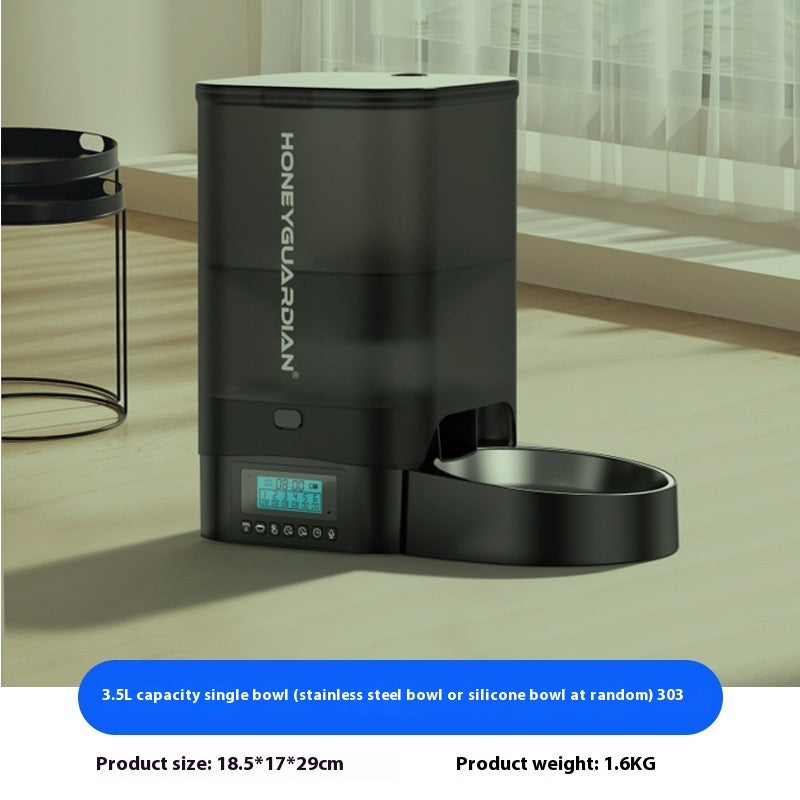 Smart Automatic Pet Feeder – Cat Food Dispenser with Timer & Portion Control, 3.5L/5L Single or Double Bowl
