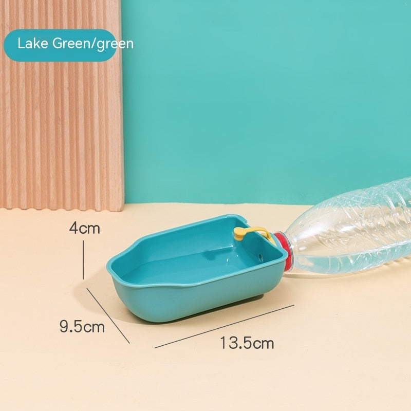 Portable Pet Water Bottle – Outdoor Travel Drinking Cup, Green/Orange/Blue