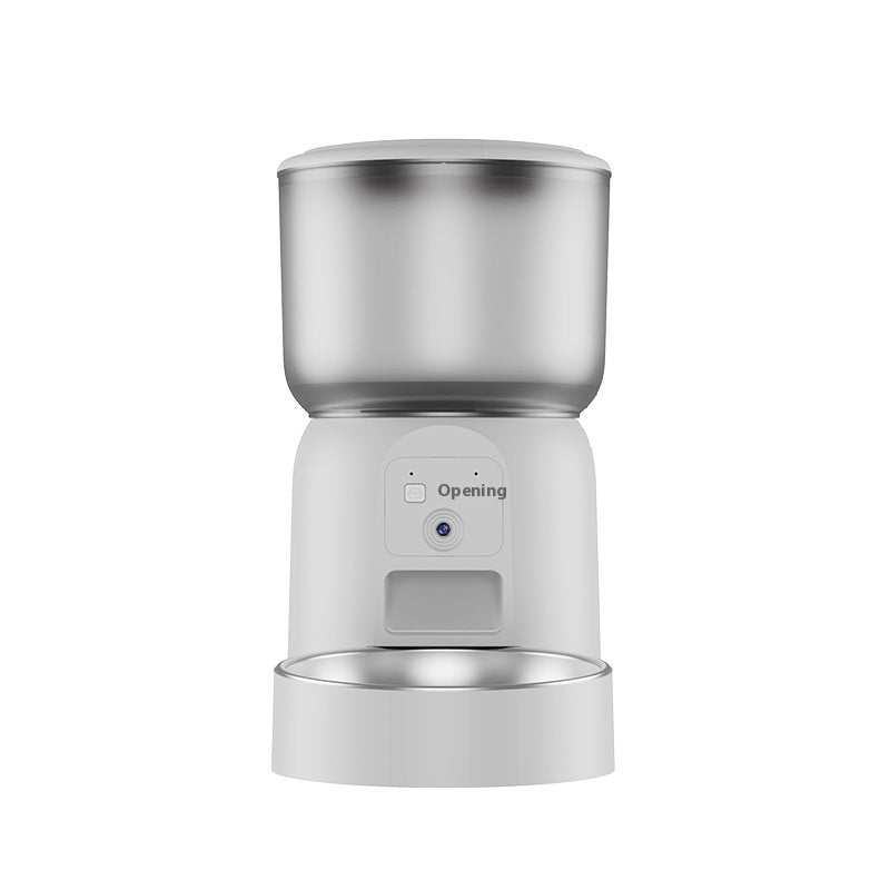 Smart Automatic Pet Feeder – Video Monitoring, Moisture-Proof Food Dispenser with Timer for Cats & Dogs
