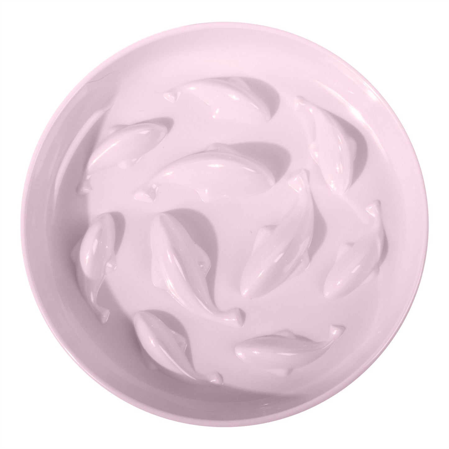 Slow Feeding Bowl for Cats & Dogs – Anti-Choke Goldfish Design Melamine Pet Feeder