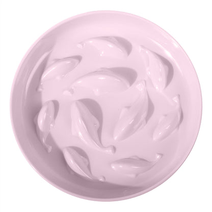 Slow Feeding Bowl for Cats & Dogs – Anti-Choke Goldfish Design Melamine Pet Feeder