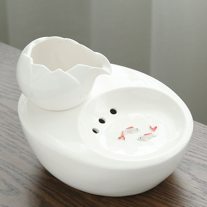 Cat Water Fountain – Flowing Living Water Drinking Bowl for Pets
