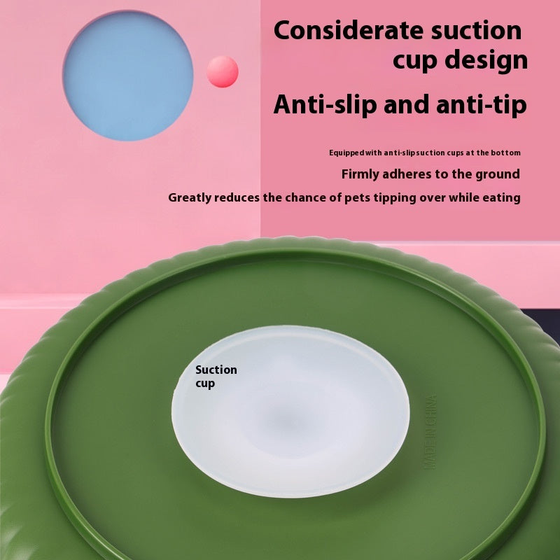 Pet Slow Feeder Bowl – Rotating Game Board with Lick Mat & Anti-Choke Design for Cats and Dogs