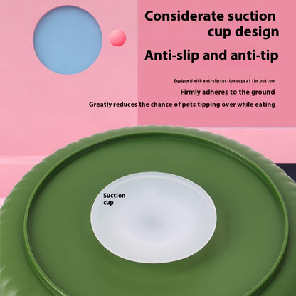 Pet Slow Feeder Bowl – Rotating Game Board with Lick Mat & Anti-Choke Design for Cats and Dogs