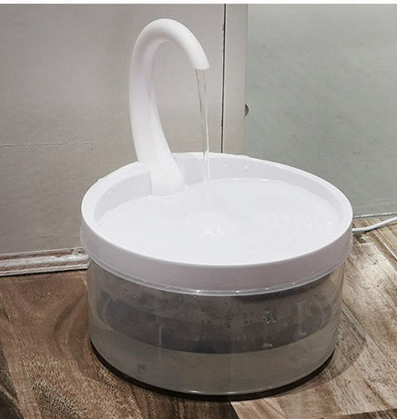 Automatic Pet Water Fountain – 2L Swan Neck Circulating Dispenser with Filter & USB Pump