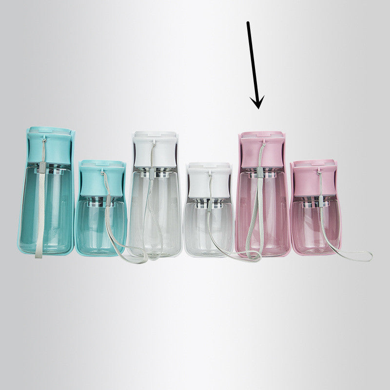 Portable Pet Water Bottle – Outdoor Foldable Cup with Filter Option, 350ml/550ml