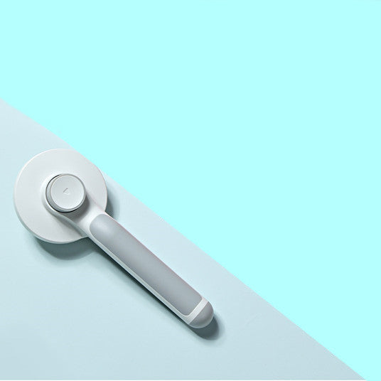 Round Handle Pet Comb – 135° Stainless Steel Self-Cleaning Grooming Brush for Dogs & Cats