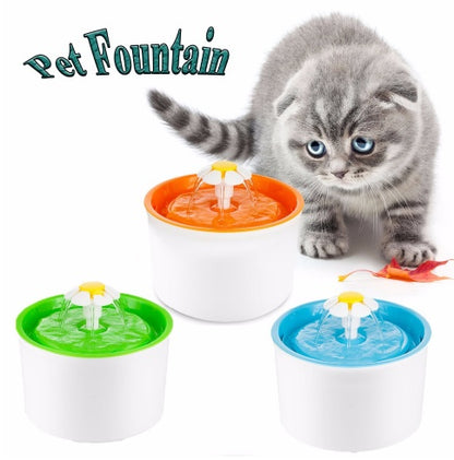 Automatic Pet Water Fountain – 1.6L Cat & Dog Drinking Bowl with Activated Carbon Filter & Quiet Pump