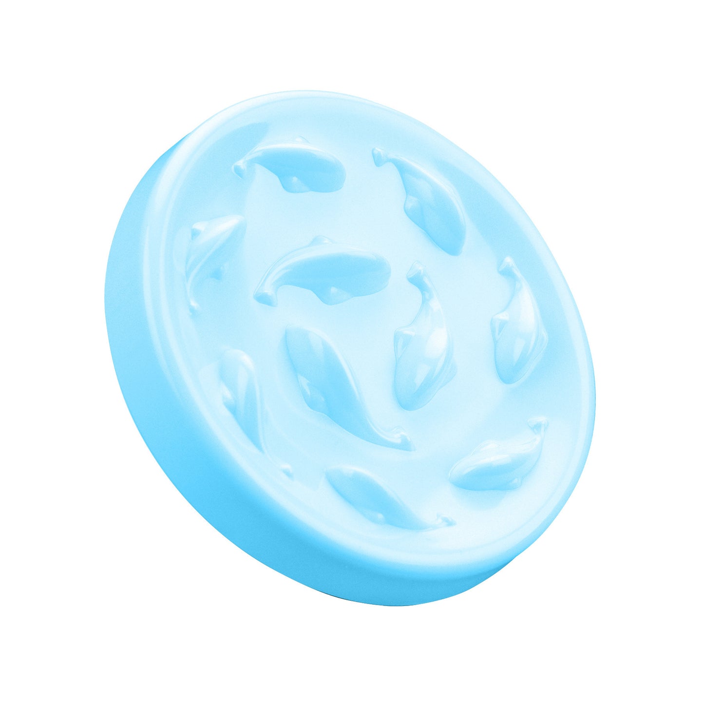 Slow Feeding Bowl for Cats & Dogs – Anti-Choke Goldfish Design Melamine Pet Feeder