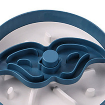 Pet Slow Feeder Bowl – Rotating Game Board with Lick Mat & Anti-Choke Design for Cats and Dogs