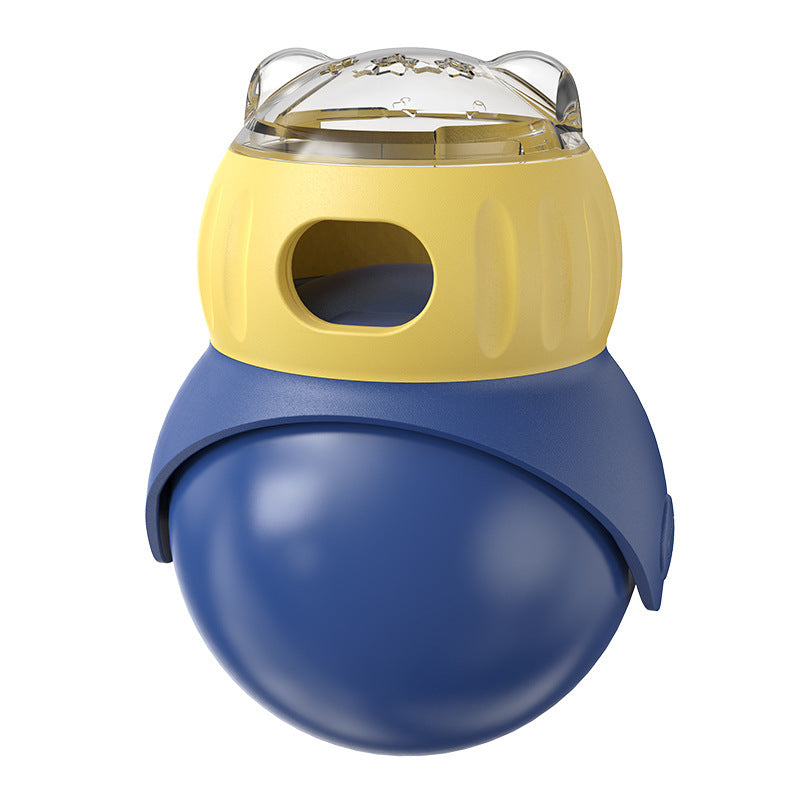 Tumbler Owl Cat Toy – Interactive Food Dispenser & Puzzle Feeder for Cats