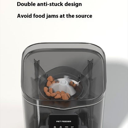 Smart Automatic Cat Feeder – Video Interactive Food Dispenser with Timer & 4L Capacity