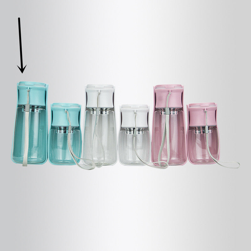 Portable Pet Water Bottle – Outdoor Foldable Cup with Filter Option, 350ml/550ml