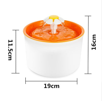 Automatic Pet Water Fountain – 1.6L Cat & Dog Drinking Bowl with Activated Carbon Filter & Quiet Pump