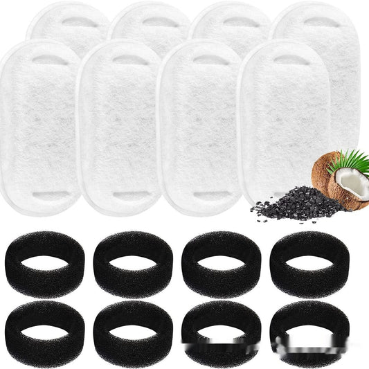 Pet Water Fountain Filter – Non-Woven Fabric & Charcoal Replacement for Stainless Steel Dispensers