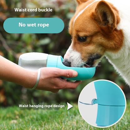 Portable Pet Water Bottle – Outdoor Travel Cup Dispenser for Dogs & Cats, 300ml/500ml