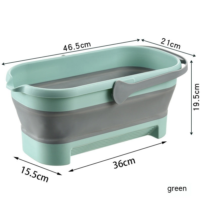 Collapsible Plastic Pet Bucket – Foldable Water & Bath Container for Dogs and Cats
