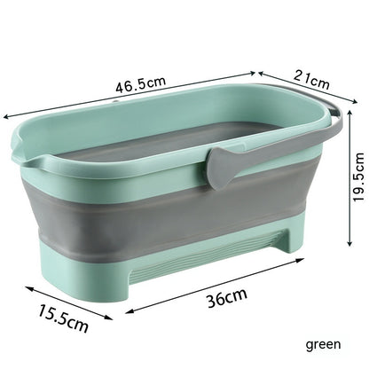 Collapsible Plastic Pet Bucket – Foldable Water & Bath Container for Dogs and Cats