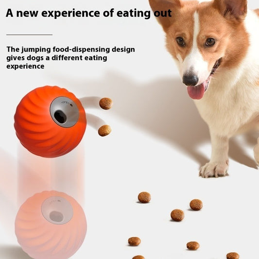 Pet Electric Food Dropping Ball – Interactive Puzzle Toy for Cats & Dogs, Self-Play Stress