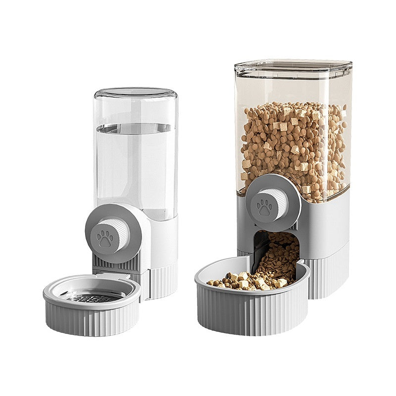 Hanging Pet Bowl – Automatic Dog & Cat Feeder and Water Dispenser, 520ml/1200ml