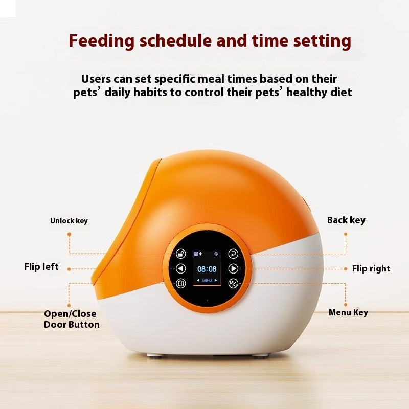 Chip Automatic Pet Feeder – Anti-Grab Food Bowl with Smart ID for Multi-Cat Feeding