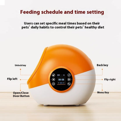 Chip Automatic Pet Feeder – Anti-Grab Food Bowl with Smart ID for Multi-Cat Feeding