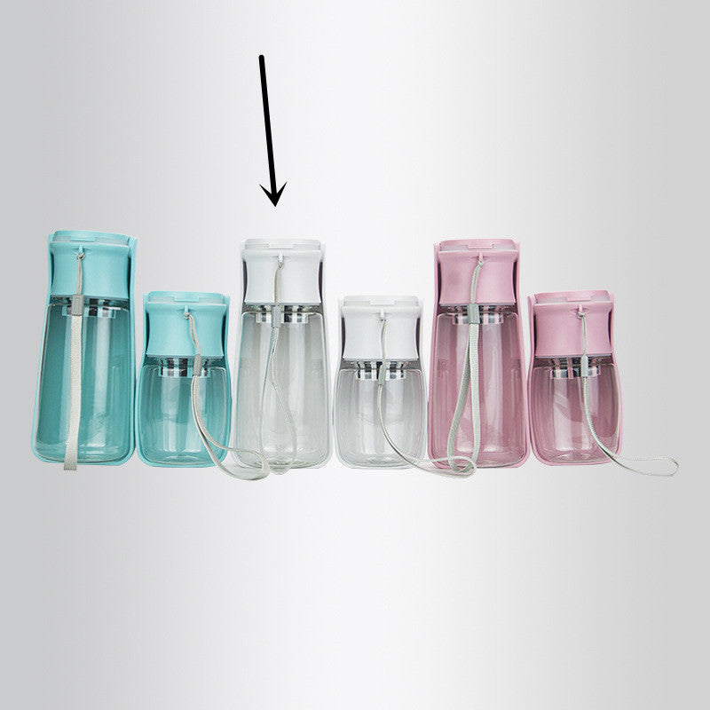 Portable Pet Water Bottle – Outdoor Foldable Cup with Filter Option, 350ml/550ml