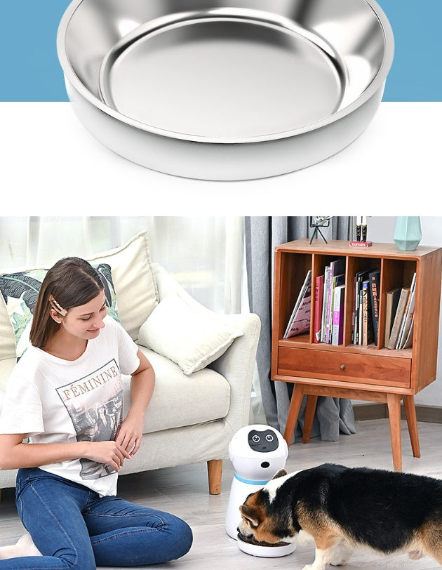 Automatic Pet Feeder – Smart Cat & Dog Food Dispenser with Timer, Voice Recording & Anti-Stuck Protection