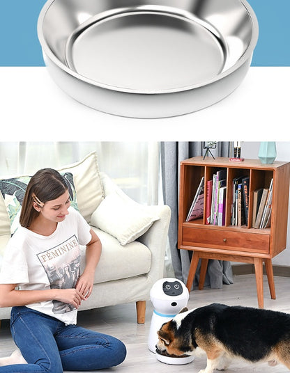 Automatic Pet Feeder – Smart Cat & Dog Food Dispenser with Timer, Voice Recording & Anti-Stuck Protection