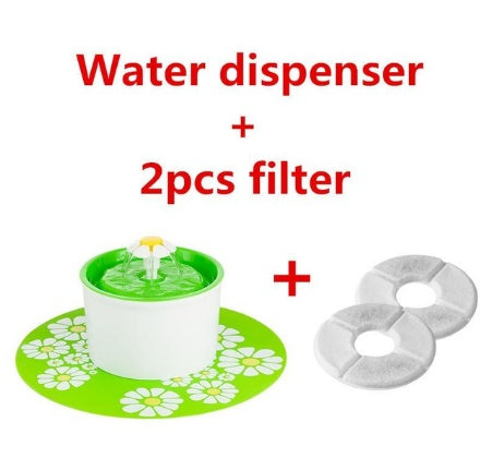 Automatic Pet Water Fountain – 1.6L Cat & Dog Drinking Bowl with Activated Carbon Filter & Quiet Pump