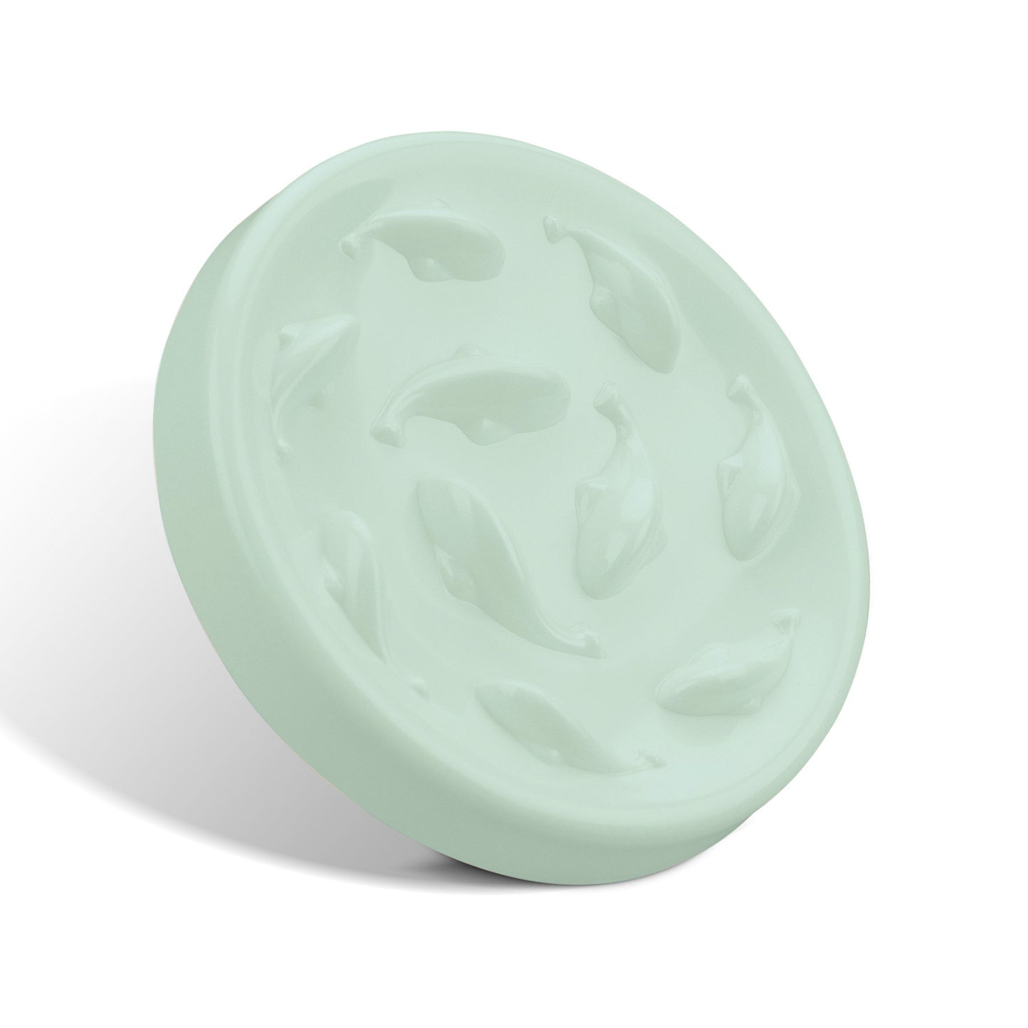 Slow Feeding Bowl for Cats & Dogs – Anti-Choke Goldfish Design Melamine Pet Feeder