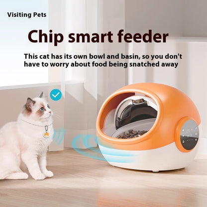 Chip Automatic Pet Feeder – Anti-Grab Food Bowl with Smart ID for Multi-Cat Feeding