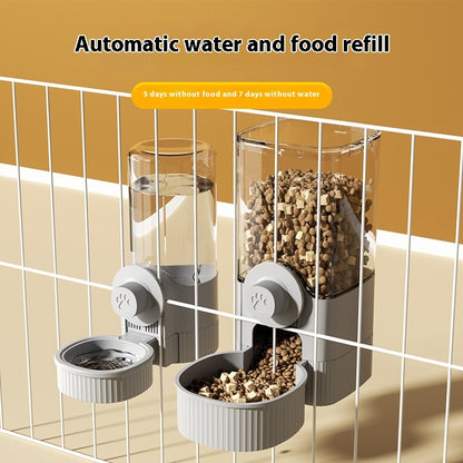 Hanging Pet Bowl – Automatic Dog & Cat Feeder and Water Dispenser, 520ml/1200ml