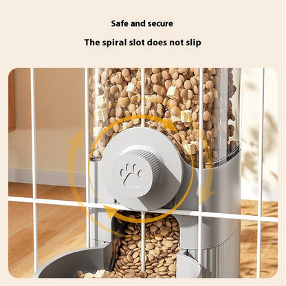 Hanging Pet Bowl – Automatic Dog & Cat Feeder and Water Dispenser, 520ml/1200ml