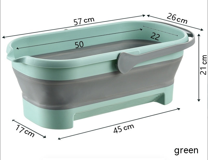 Collapsible Plastic Pet Bucket – Foldable Water & Bath Container for Dogs and Cats