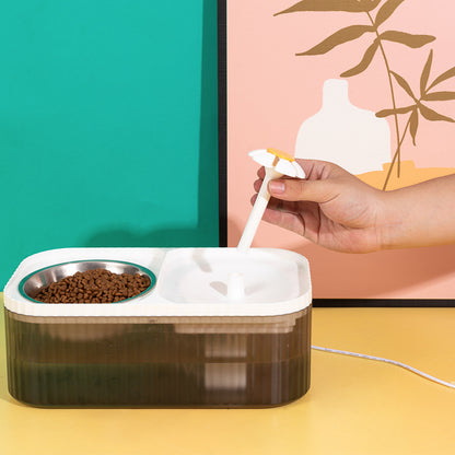 Automatic Pet Feeder with Water Fountain – Large Capacity Cat & Dog Feeder