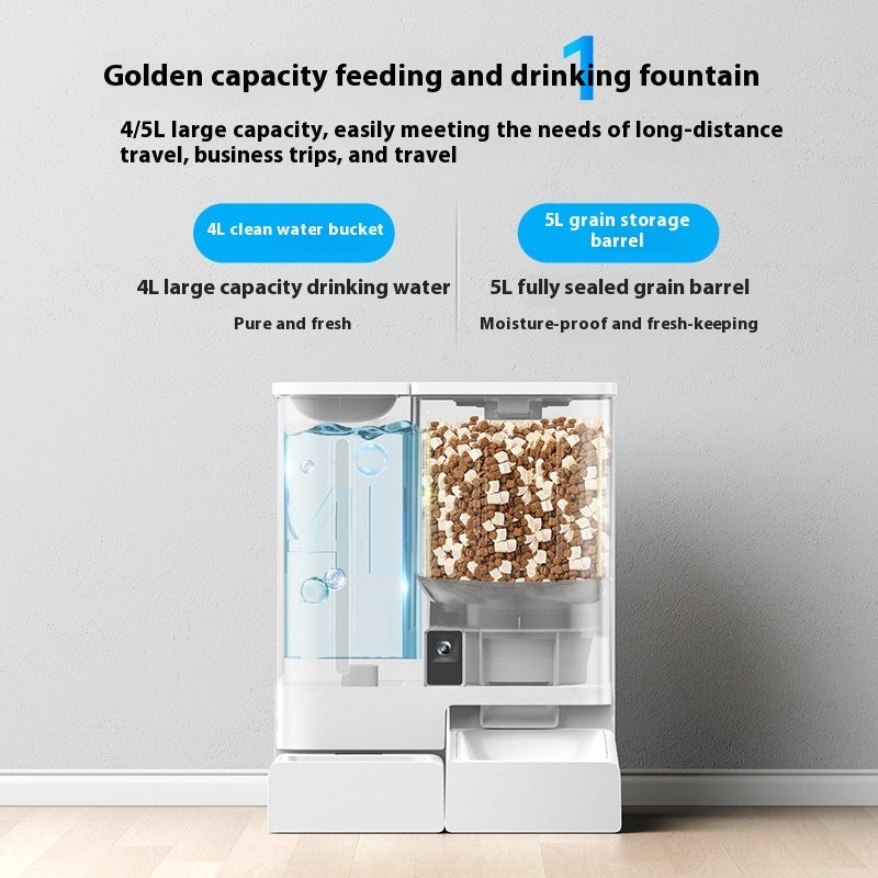 Wireless Smart Pet Feeder – Automatic Cat Food Dispenser with WiFi & Video Camera