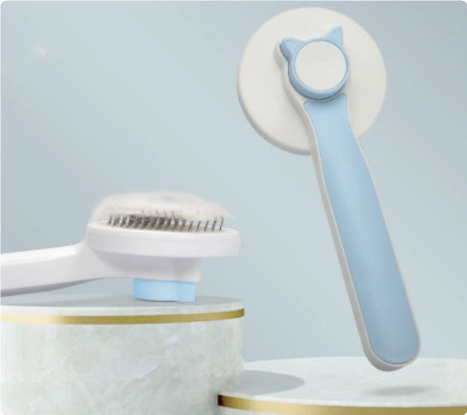 Pet Cat Comb – Gentle Grooming Brush for Cats & Small Pets, Soft Deshedding & Massage Comb