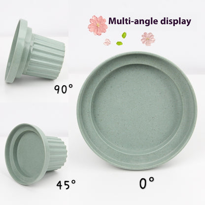 Bamboo Fiber Pet Bowl – Eco-Friendly 3-in-1 Cat & Dog Feeding Bowl, 16cm