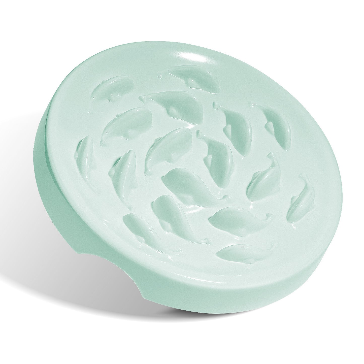 Slow Feeding Bowl for Cats & Dogs – Anti-Choke Goldfish Design Melamine Pet Feeder