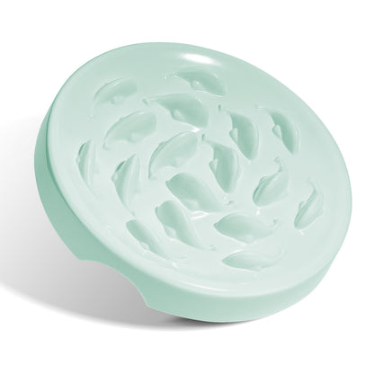 Slow Feeding Bowl for Cats & Dogs – Anti-Choke Goldfish Design Melamine Pet Feeder