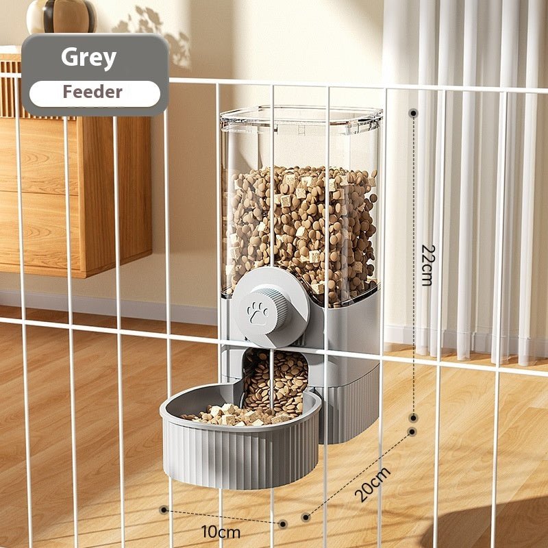 Hanging Pet Bowl – Automatic Dog & Cat Feeder and Water Dispenser, 520ml/1200ml