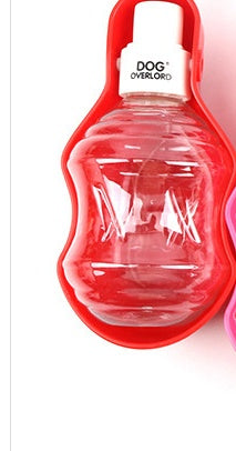 Travel Dog Water Bottle – Portable Hanging Pet Drinking Bottle with Metal Buckle, 5 Colors