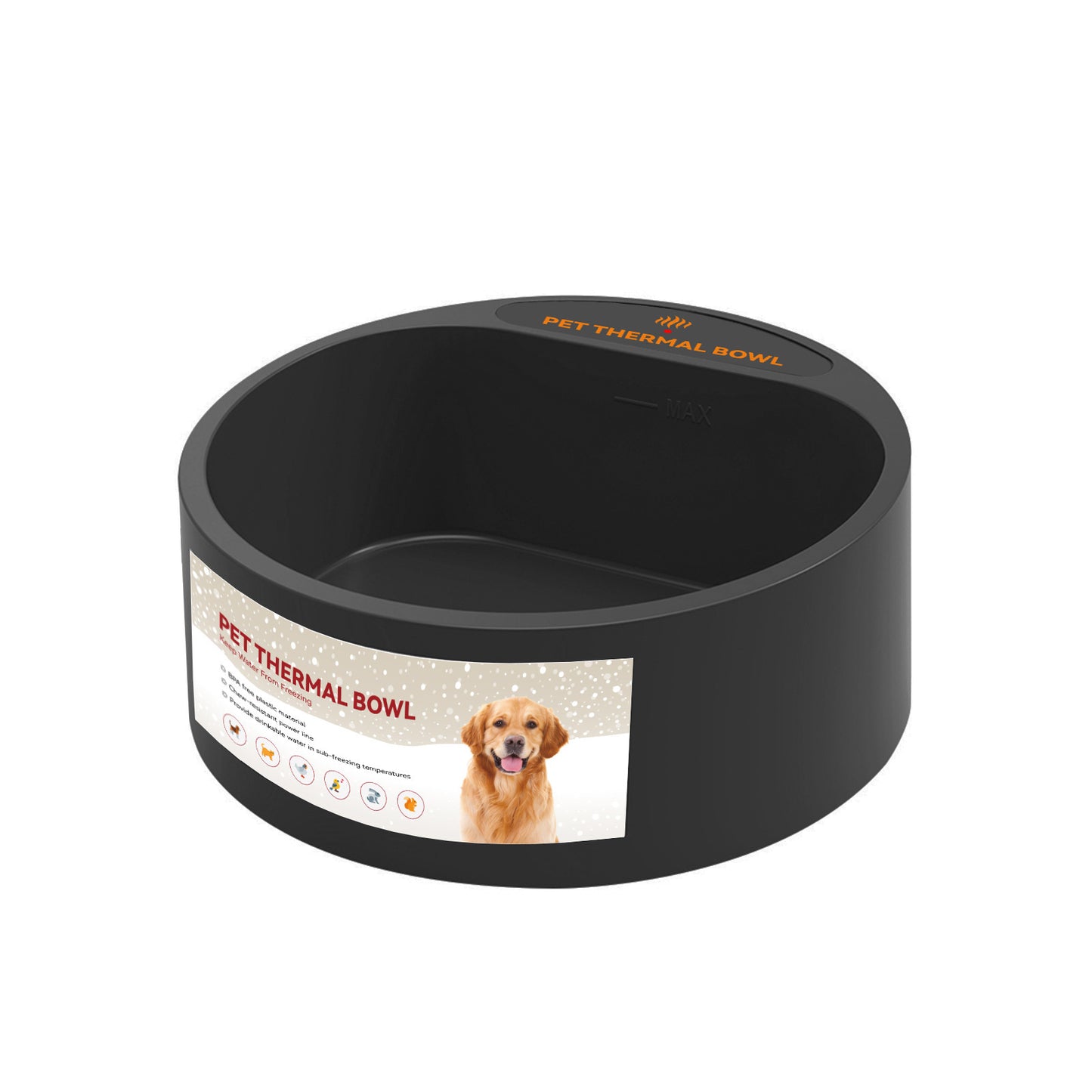 Pet Heating Bowl – Constant Temperature Cat & Dog Water and Food Bowl, 2.2L Capacity, ABS, 35W