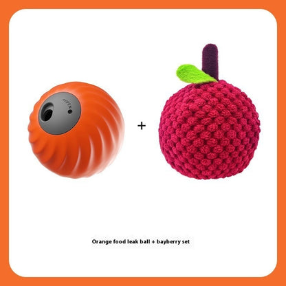 Pet Electric Food Dropping Ball – Interactive Puzzle Toy for Cats & Dogs, Self-Play Stress