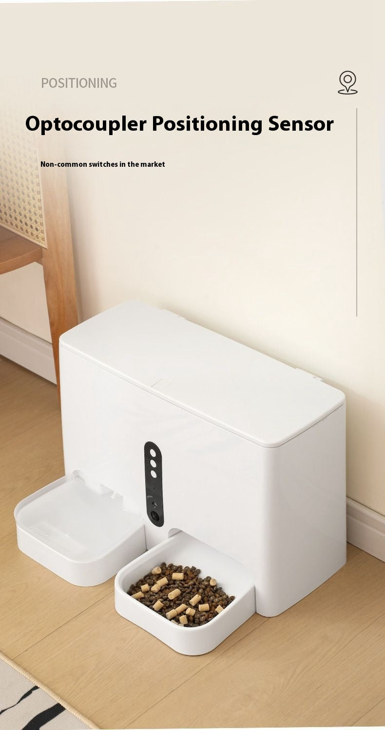 Pet Intelligent Feeder & Water Dispenser – All-in-One Automatic Feeding Machine for Cats & Dogs