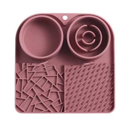 Silicone Pet Slow Feeding Mat – Lick Pad with Strong Suction Cups for Cats
